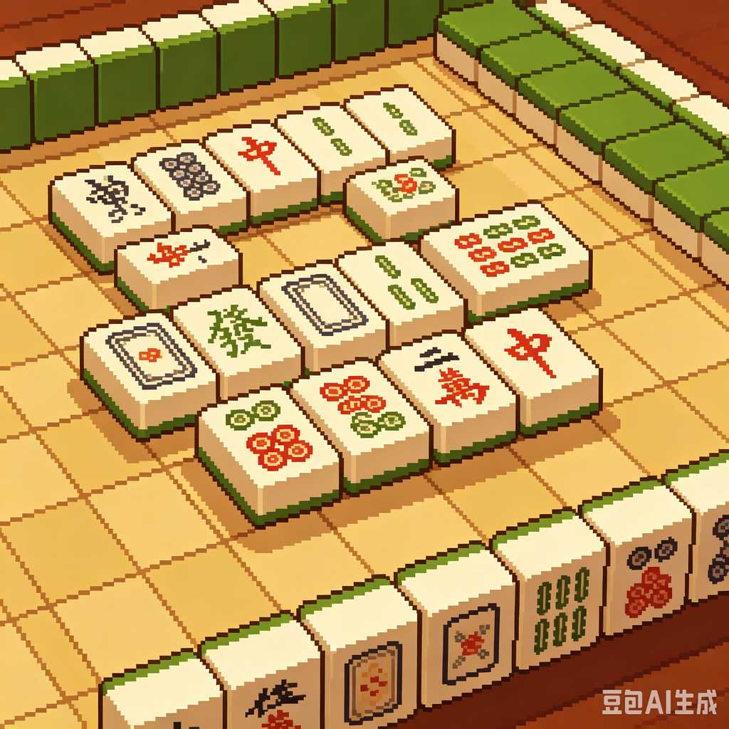 premium resin mahjong game set